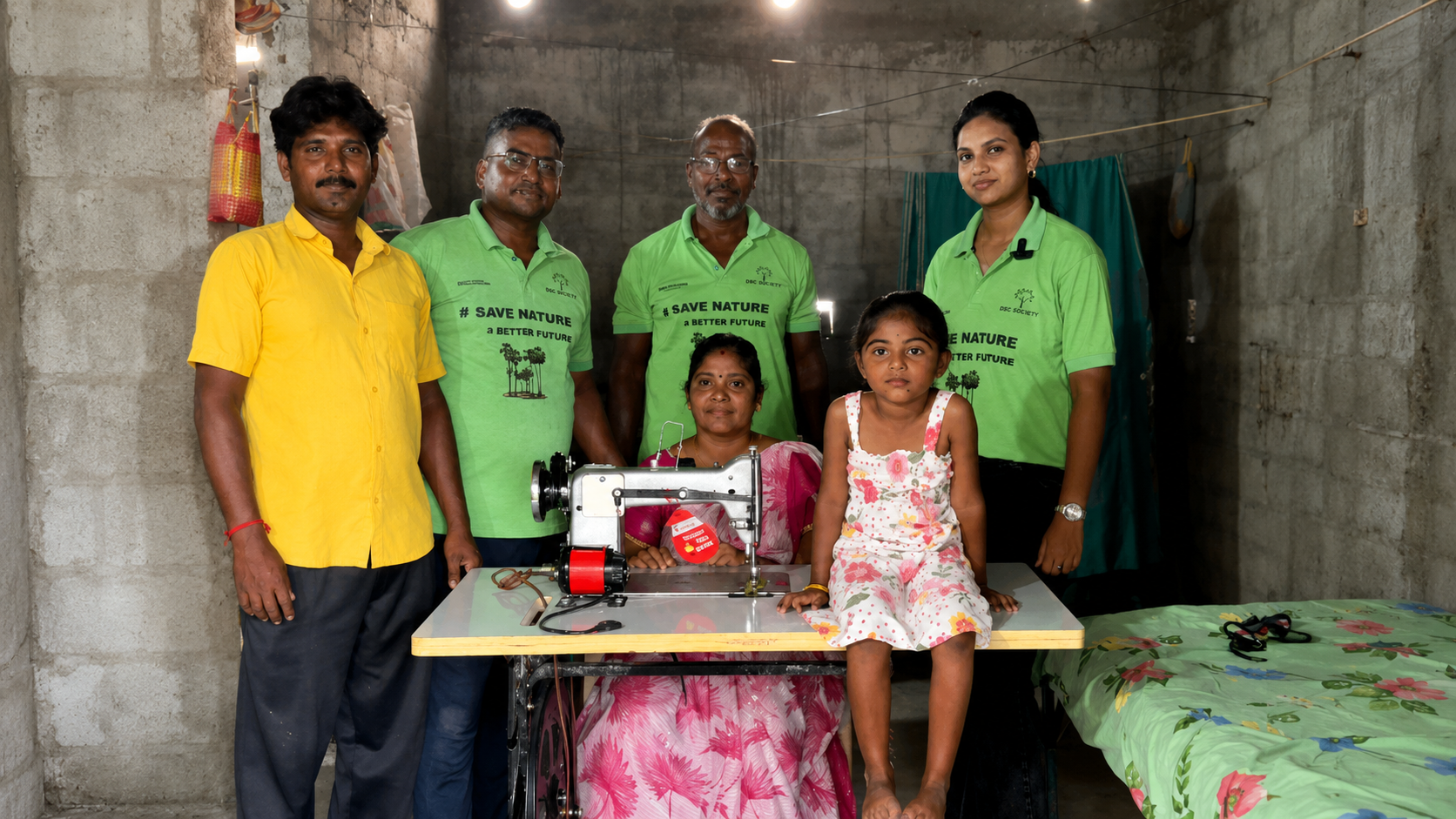 Tailoring Machine Donation to Support a Family | DSC Society