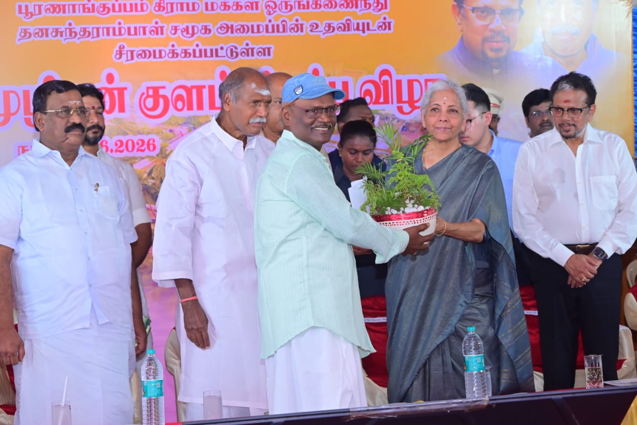 Muzhiyankulam Pond Reopening Ceremony Successfully Completed at Pooranagkuppam, Puducherry Banner
