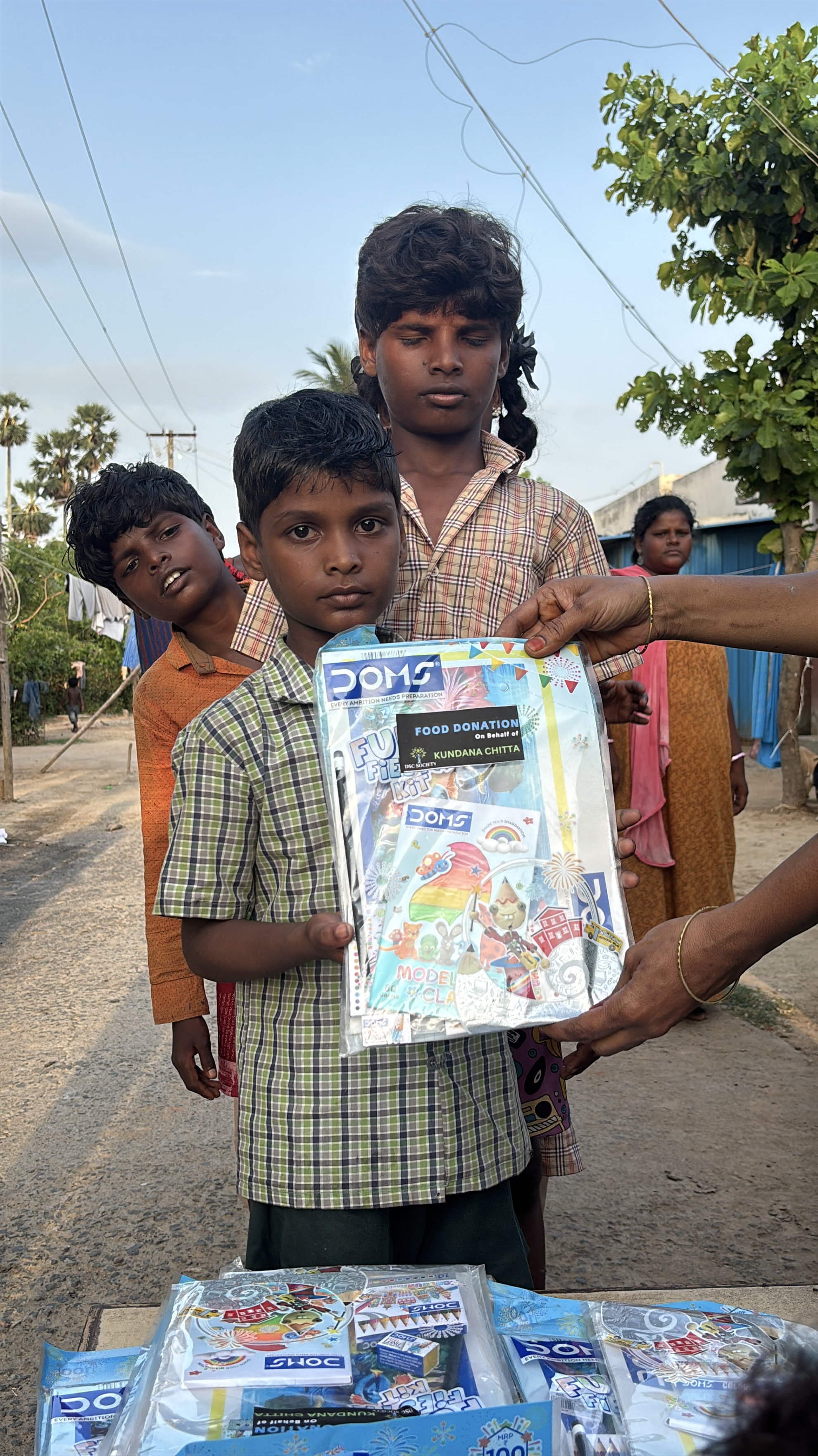 Donate Education Kits for Needy Children from Hyderabad